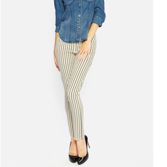 paige striped jeans